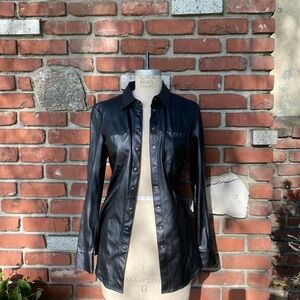 Black Leather Women's Jacket